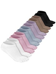 6/12 Pairs Women Toe Socks Cotton Ankle Low Cut Five Toe Sock for Women Men A…