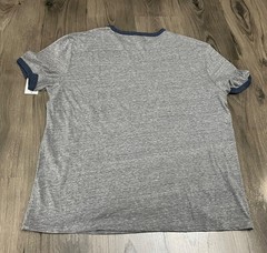 Lucky Brand American Flag Peace Sign T Shirt Gray Graphic Tee Mens L, XL – NWT