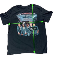Aerosmith Peace Out Farewell Tour T-Shirt 2023 2024 Concert Black Large Tee
