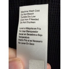 Jachs NY Mens Long Sleeve Thermal Waffle Knit Shirt Charcoal Gray Crewneck M