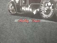 LEES TIRE SERVICE FRESNO REEDLEY CONVENTIONAL TRUCK T SHIRT GRAY 2XL