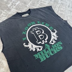 Satoshi Nakamoto Bitcoin Cut Off Shirt