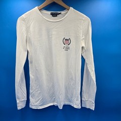 Ralph Lauren US Open 2009 Tennis LS Shirt White Big Pony Unisex M (Slim)