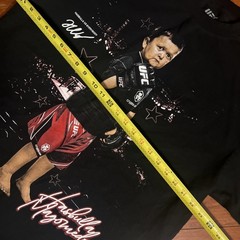UFC Hasbulla Magomedov vs Everybody MMA 100% Cotton Black T-Shirt Adult L EUC