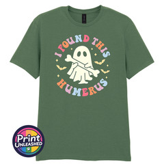 Funny Ghost T-Shirt I Found This Humerus Tee Fun Unisex Top S-2XL 10 Colours