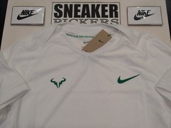 Nike RAFA Dri-FIT ADV Tennis Shirt – Size: XL – FD5409 100 – White / Green – NEW