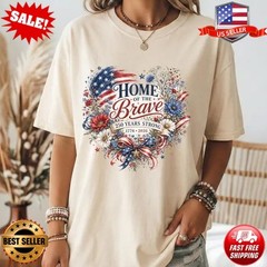 America Blooms Free Shirt, Patriotic Wildflower T-Shirt S to 5XL FREE SHIPPING