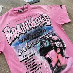 Hell Brainwashed star World Tour tee High Street Cotton Short sleeved T-shirt