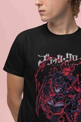Black Clover Shirt Asta Tshirt Yuno T-Shirt Noelle Top Yami Luck Anime Demon Tee