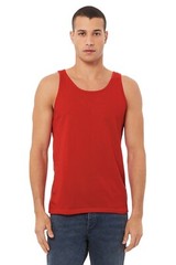 3 Pieces – BELLA + CANVAS 3480 Jersey Tank – Red