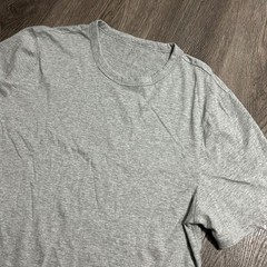 Mott and Bow T-Shirt Large Gray Driggs Classic Crew Neck Cotton Short Sleeve
