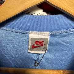 Vintage 90s Nike Air Max AOP Distressed Shiny Mesh Rugby Tee