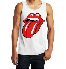 ROLLING STONES CLASSIC TONGUE PUNK ROCK Band Tank Top (Various Colors)