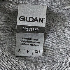 Gildan Dry Blend Mens Size Small Heather Gray Short Sleeve Crew Neck T-Shirt New