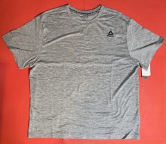 Reebok Sleet Heather Delta Core Tee T Shirt Short Sleeve Men’s XL NEW NWT!!