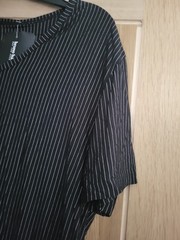 Bruno Banani Straight Line Mens Black Stripe T-Shirt / Top – Size Medium – NWT