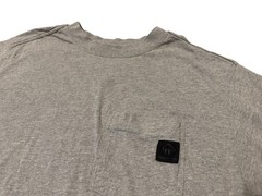 Wolverine Men’s Short Sleeve Chest Pocketed T Shirt Pleated Waist Gray Size XL