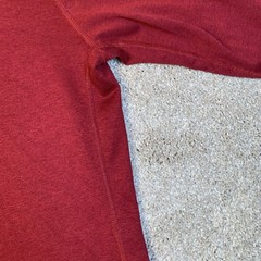 NIKE Mens Long Sleeve T-shirt Dri Fit Crewneck Lightweight Maroon Athlete SMALL