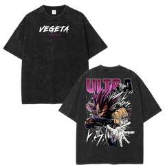 Drag0n Ball Vegeta Ultra Ego Anime Graphic Tee Fans And Lovers Streetwear Tshirt