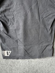 Villager Clothing Trucking Mens Medium T-Shirt Top Graphic Print Logo Black Grey
