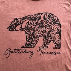 District Perfect TRI Gatlinburg Tennessee BEAR Long Sleeves Shirt Men’s Size S