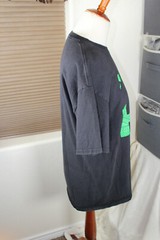 Mens Shirt Large Hawaiian Islands Black Easy Care Stretch Graphic Surfing