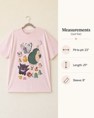 Levi’s x Pokémon 25th Anniversary Pink Graphic Tee Large