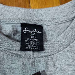 Sean John Collection Gray Heather Graphic Logo Crew Neck Short Sleeve T-Shirt XL