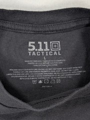 5.11 Tactical T Shirt Mens Large Black Graphic Short Sleeve 100% Cotton