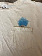 VINTAGE Trolls Mossimo Supply Co Mens M-S White Pocket tee Crew Graphic Print