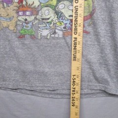 Nickelodeon 90’s Cartoon Characters Gray Men Size | M