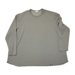 ONE BONE Men’s Gray Solid Crew Neck Long Sleeve Knit T-Shirt Size 6