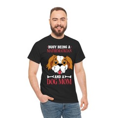 Dog Lover Women Math Teacher Mom School Gift Men T Shirt