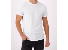 5PK Hanes Large White Crew Neck T-Shirts