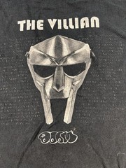 MF DOOM The Villain T Shirt Mens Large Black Hip Hop Rap Graphic Tee