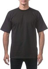 Pro Club Men’s 6-Pack Heavyweight Cotton Short Sleeve Crew Neck T-Shirt