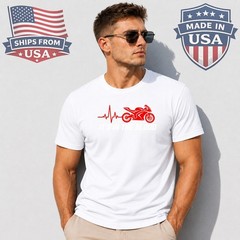 It’s In The Blood Motorcycle Graphic T-Shirt Ride Race Design
