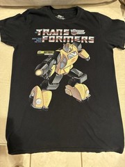 Transformers Bumblebee Men’s Black T Shirt By Awesome80s Size Small