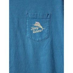 Tommy Bahama Mens Blue Golf I Drive A Stick Graphic T Shirt Large L G Cotton