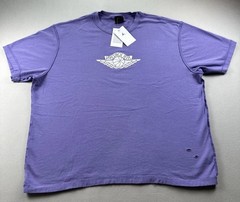 Nike Jordan T-Shirt Mens XXL Purple Rare Air Wings Jumpman Distressed Basketball