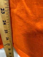 Eastern Performance Cycles Adult Large Orange Logo Pullover Tee Mens.