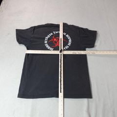 Zombie Outbreak Tactical Response Team Shirt Mens Medium Black Skull Crossbones