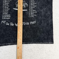 AC/DC Shirt Mens Medium Black Fly On The Wall Tour 1985 Rock Band Graphic Tee