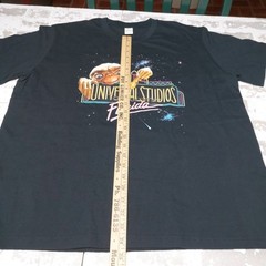 90s Style Universal Studios Hollywood ET T-Shirt X-Large Black Alien Tee Shirt