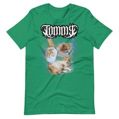 Custom Pet Portrait Comfort Tee Personalized Dog Cat Photo Shirt Gift