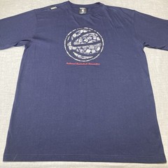 Vintage Y2K UNK NBA Team Logos Basketball Print Navy Blue T-Shirt Men’s XL