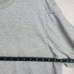 Men’s Twofer T-Shirt Large Gray Black Waffle Knit Y2K Grunge Skater