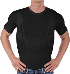 Unisex T-shirt Explosive Concealed Holster Tactical High Ammo T-shirt Tops
