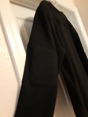 Maxi Milian New York “23” Black 2XL Long Sleeve Shirt Mesh Over Black /White