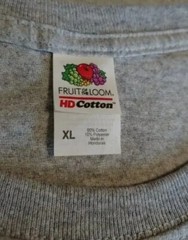 Fruit of the Loom Graphic Tee Mens XL Gray Short Sleeve Ohio State Buckeyes